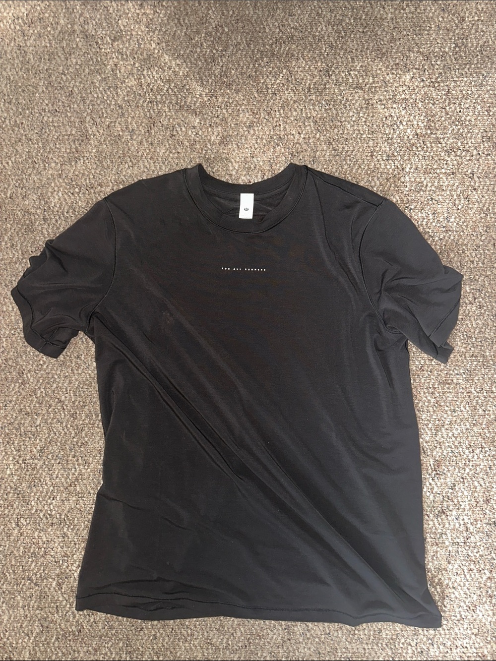 Lululemon Jersey Training Short-Sleeve Shirt *Run Graphic SIZE 8
Black